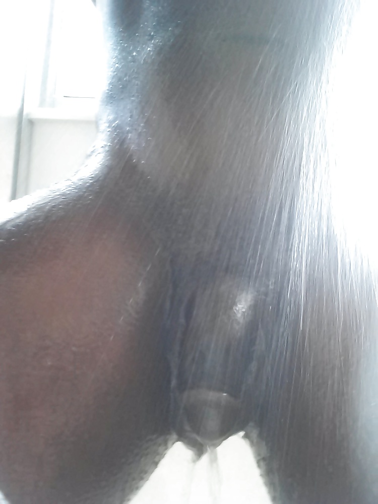 BLACK COCK SHOWER  #29213045