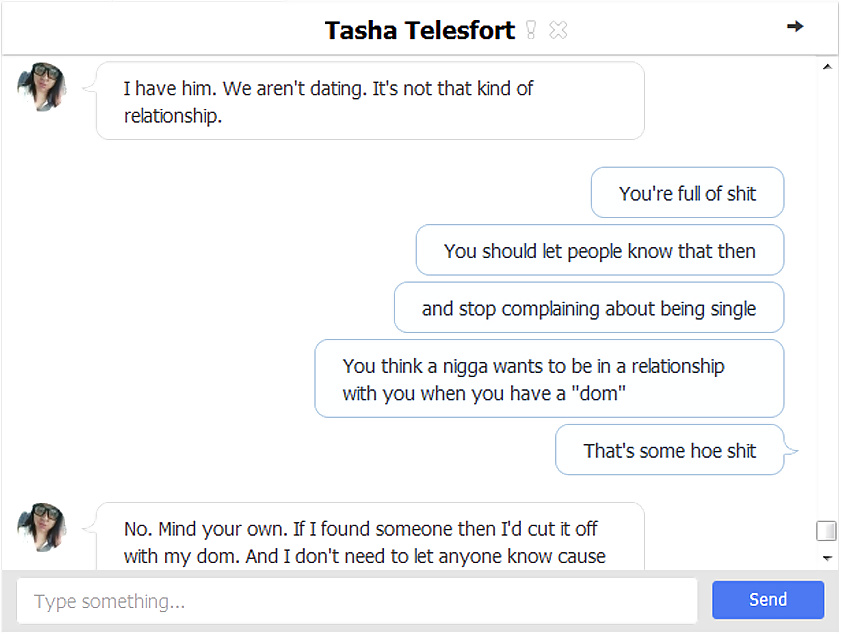 Tasha telesfort
 #30561156