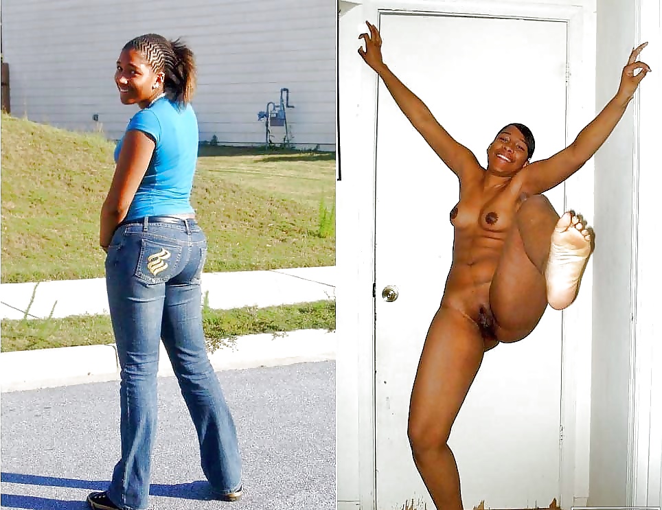 Clothed and Nude 9 Ebony Women #31046525