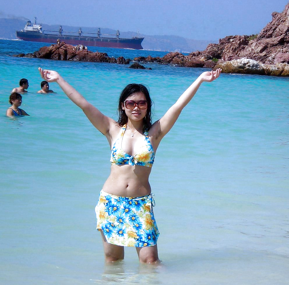 My visit to the beach (Beautiful Asians with Hairy Armpits) #23640254