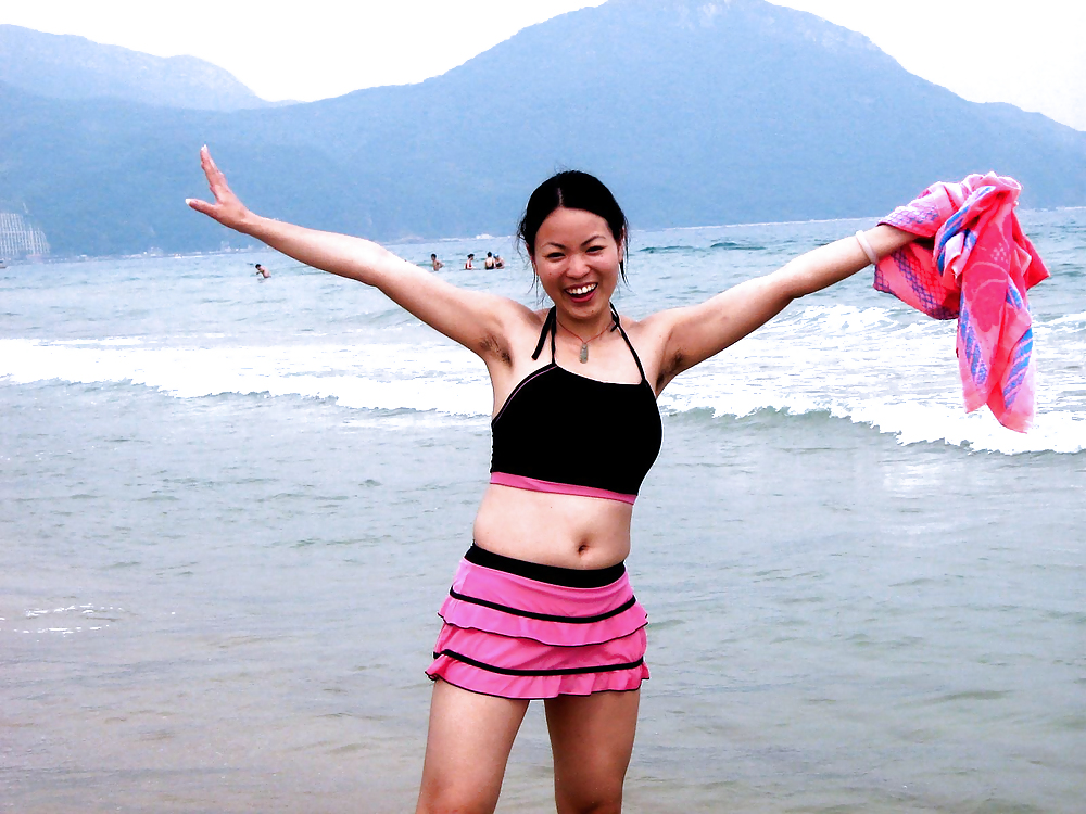 My visit to the beach (Beautiful Asians with Hairy Armpits) #23640314
