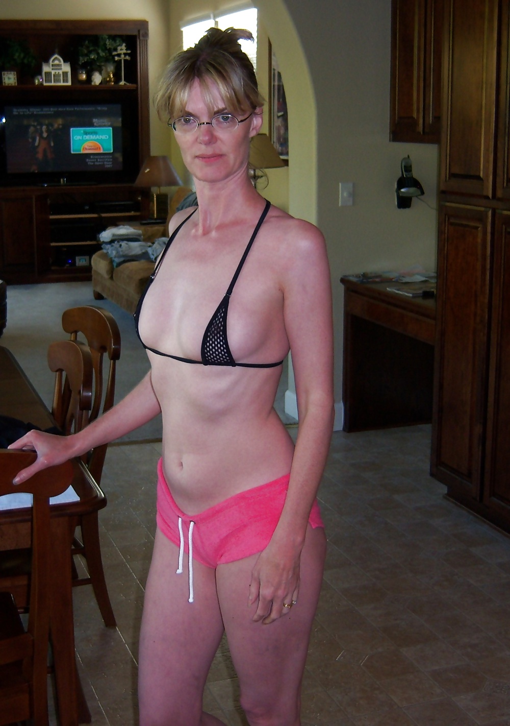 Hot Blonde skinny Amateur MILF wife #25167552