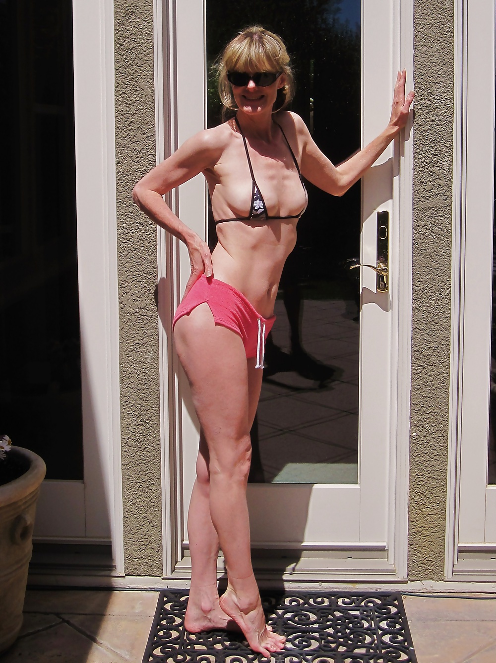 Hot Blonde skinny Amateur MILF wife #25167643
