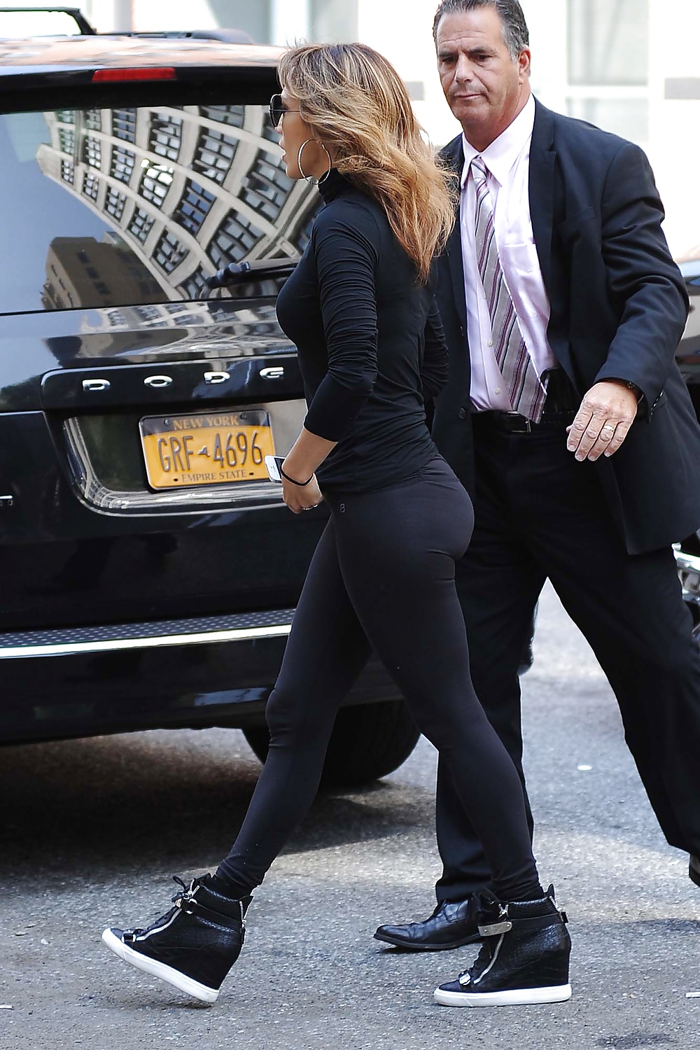 Jennifer Lopez Lycra Butin (hq) #30921545