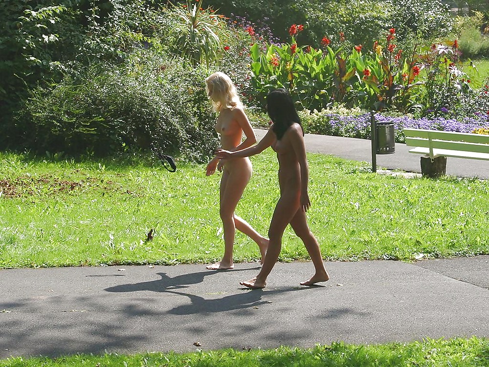 Jana & Luci public naked #40077687