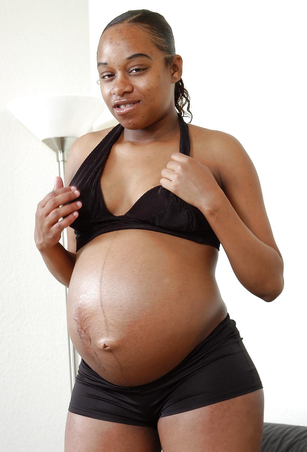 Sexy Pregnant Ebony Teen 1 #28436191
