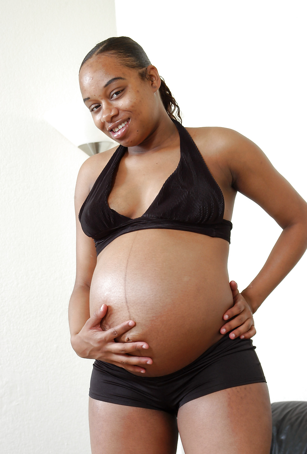 Sexy Pregnant Ebony Teen 1 #28436203