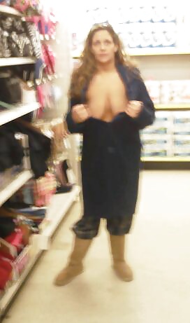 Flashin in the store #25270589