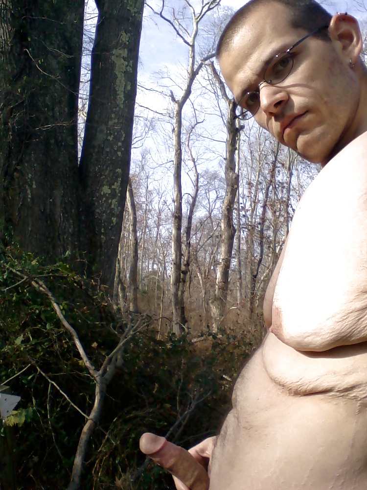 Chub Naked In The Woods #38716120