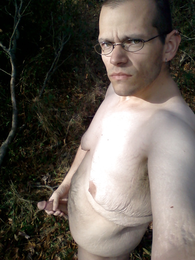 Chub Naked In The Woods #38716127