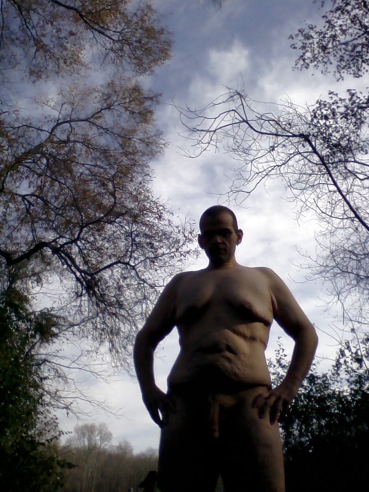 Chub Naked In The Woods #38716154