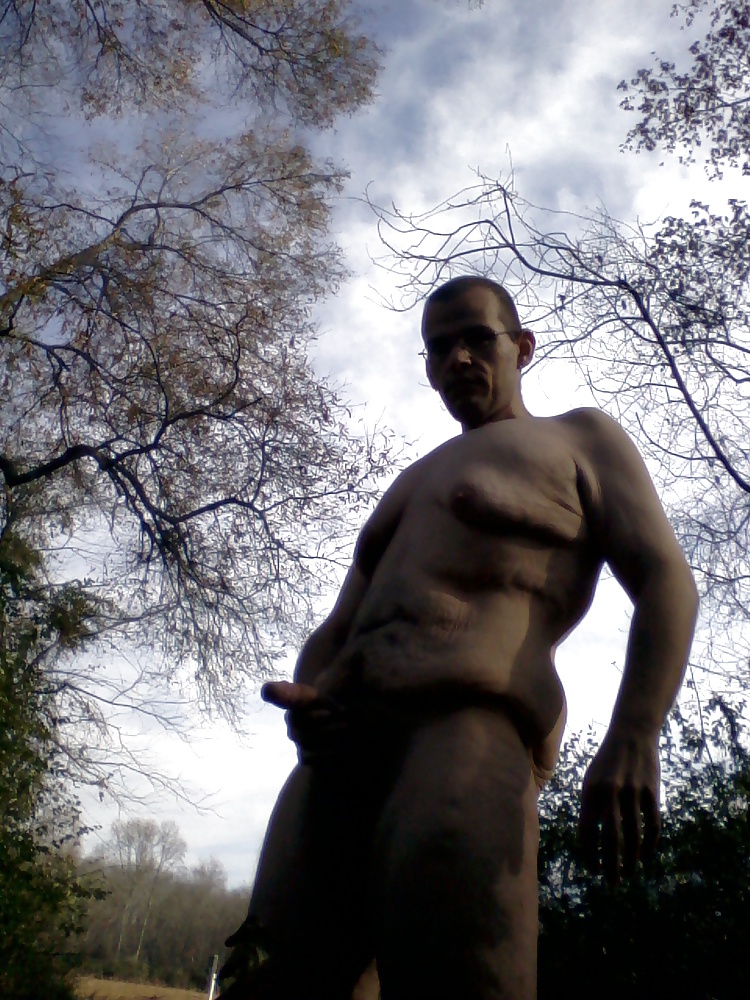 Chub Naked In The Woods #38716161