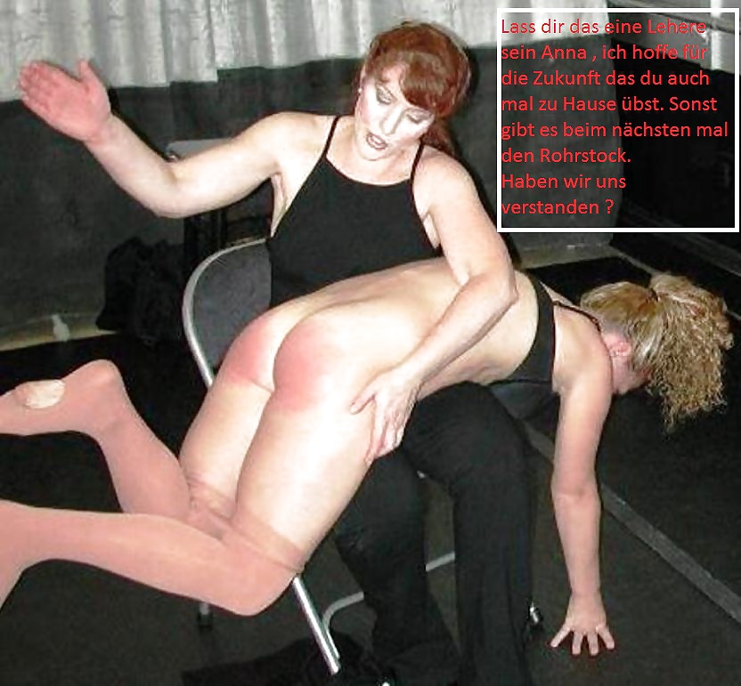 German Spanking Captions  #32221298