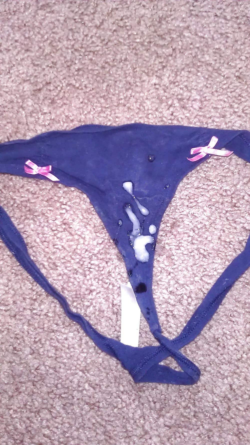 Cum on blue vs thong  #36879496