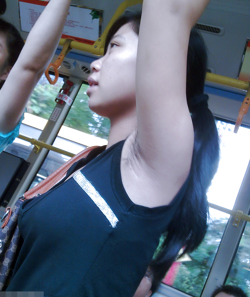 Candid Hairy Armpit Photography in China. #36833411