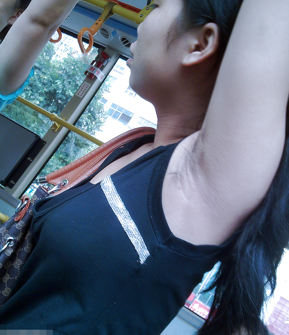 Candid Hairy Armpit Photography in China. #36833429