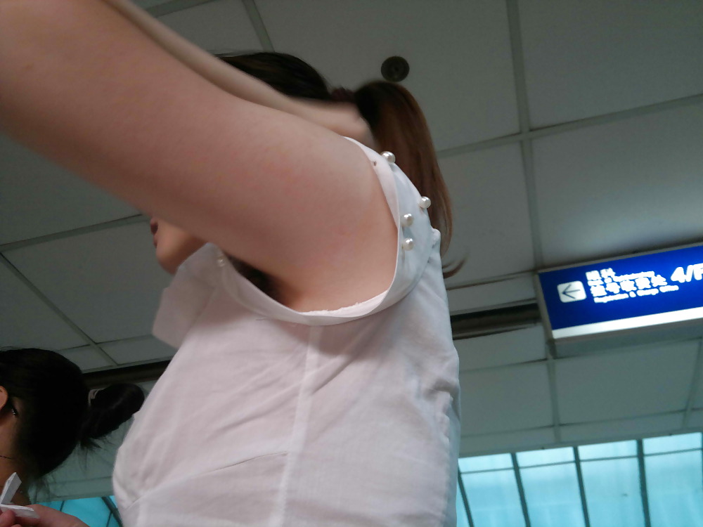 Candid Hairy Armpit Photography in China. #36834140