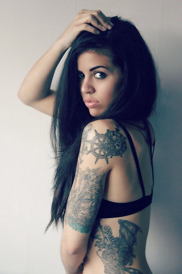 Tattoed girls art pics #27123560