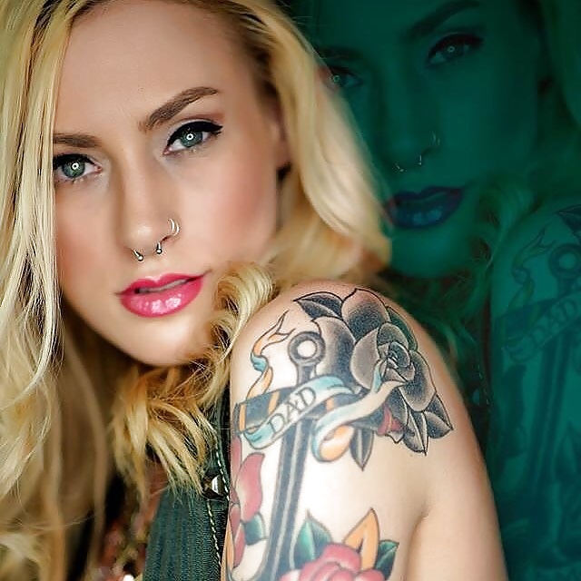 Tattoed girls art pics #27123617