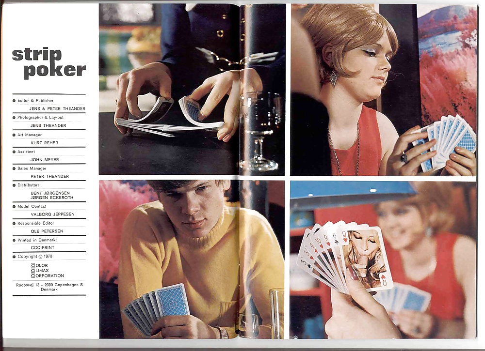 Strip poker - mini revista vintage
 #24058152