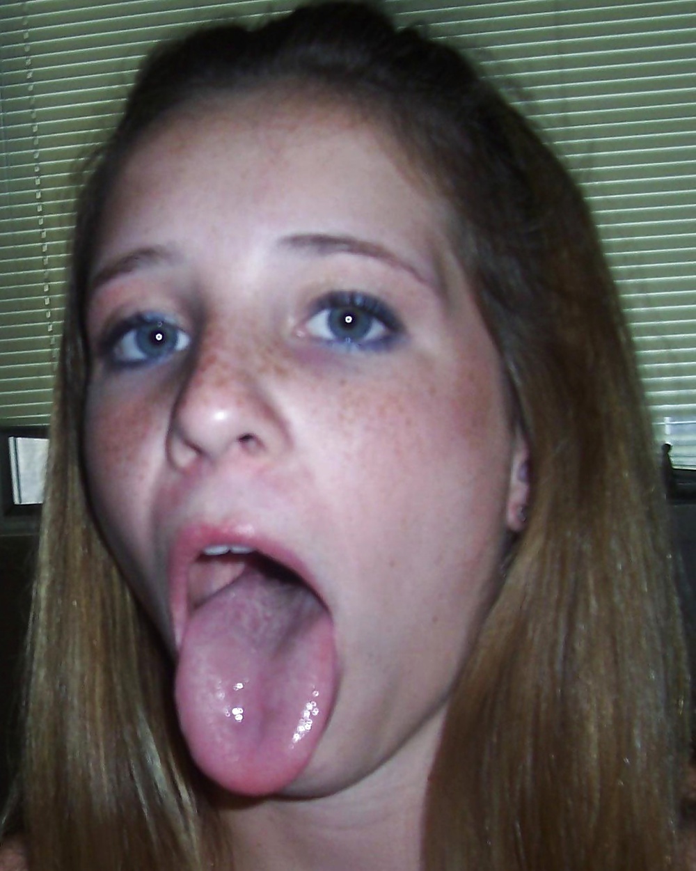 Mouth Open and Tongue out Ready for Cum #40095555