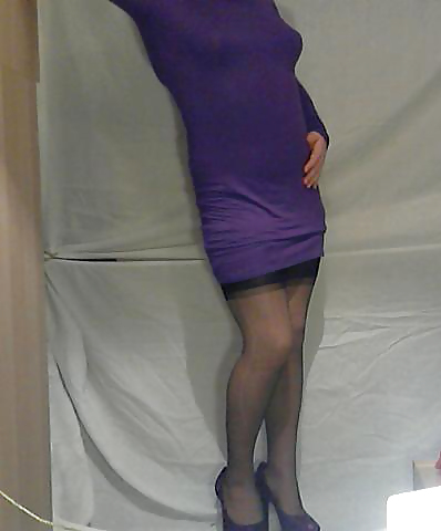 Purple Dress #35877063