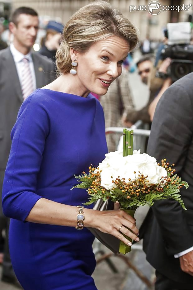 Beautiful Queen Mathilde of Belgium. #28133900