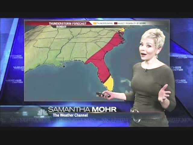 Let's Jerk Off Over ... Samantha Mohr (CNN HLN Weather) #23885468