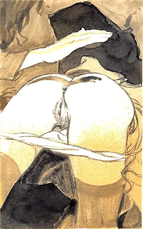 Vintage Erotic Drawings 19 #32159568