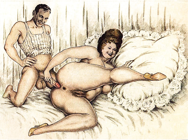 Vintage Erotic Drawings 19 #32159578