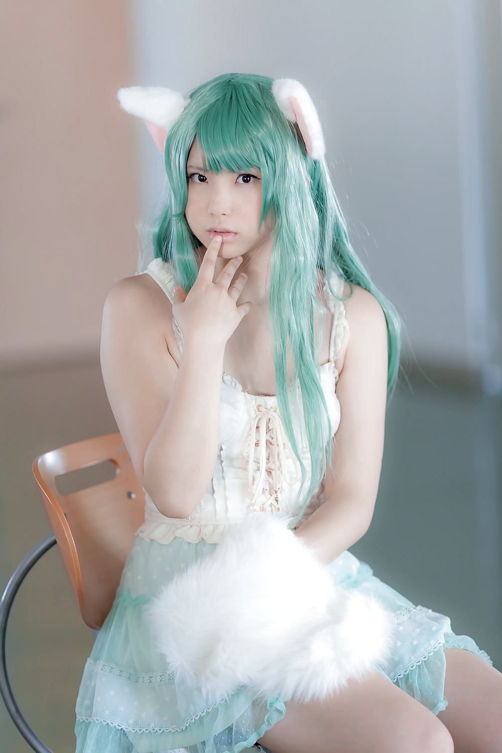 Asian Cosplay in white 1 #34233552