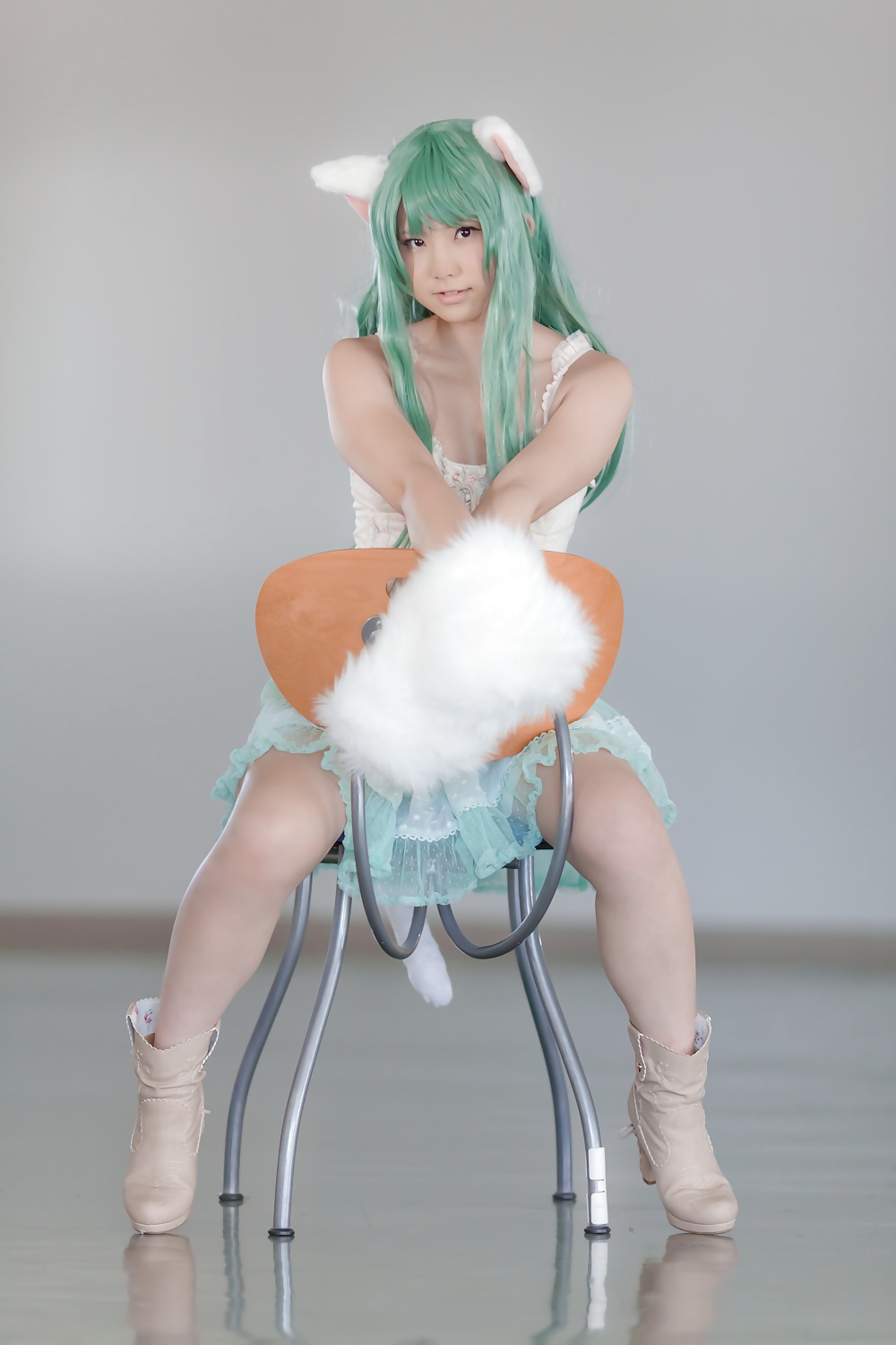 Asian Cosplay in white 1 #34233558