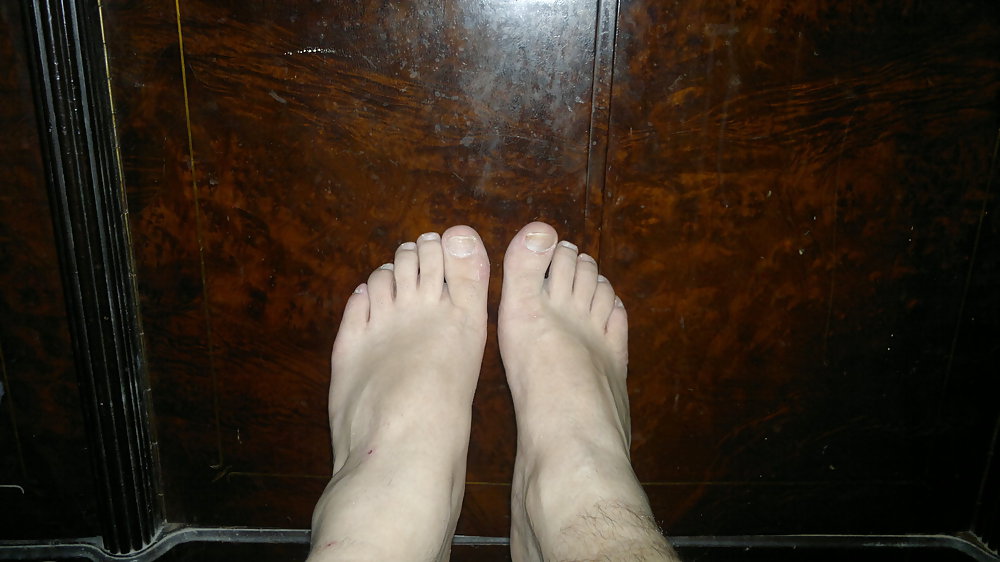 Mis pies recien depilados !