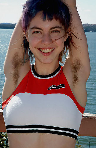 Miscellaneous girls showing hairy, unshaven armpits 4 #25869651