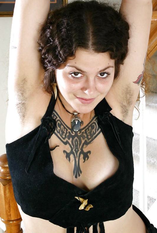 Miscellaneous girls showing hairy, unshaven armpits 4 #25870184