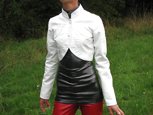 Leder Bolero Mädchen Aus Dem Web #28477351