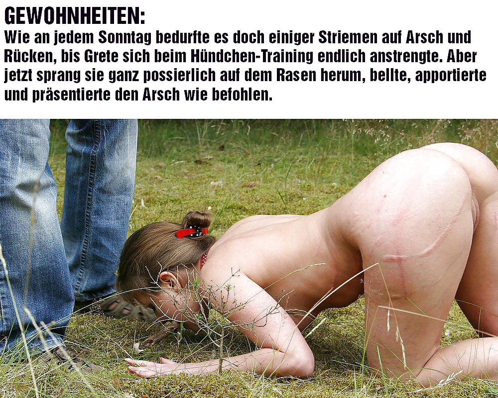 040 - didascalie deutsche, bdsm, umiliazione
 #24496415