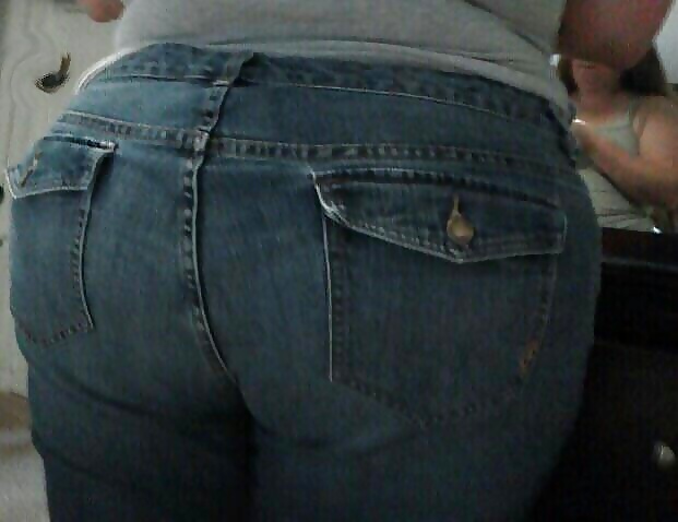Big fat ass in jeans #37180496