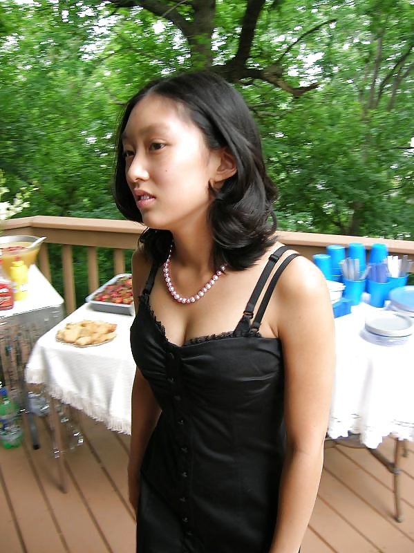 Tall and slim bodied Asian teen #32370923