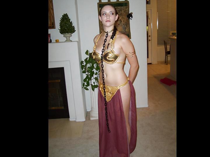 Star Wars Leia Slave Habillé Et Galerie 1 Déshabillée #37388508