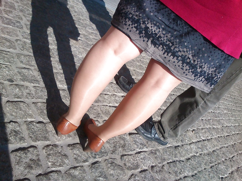 Candid nylons and shoes 2 #24711907