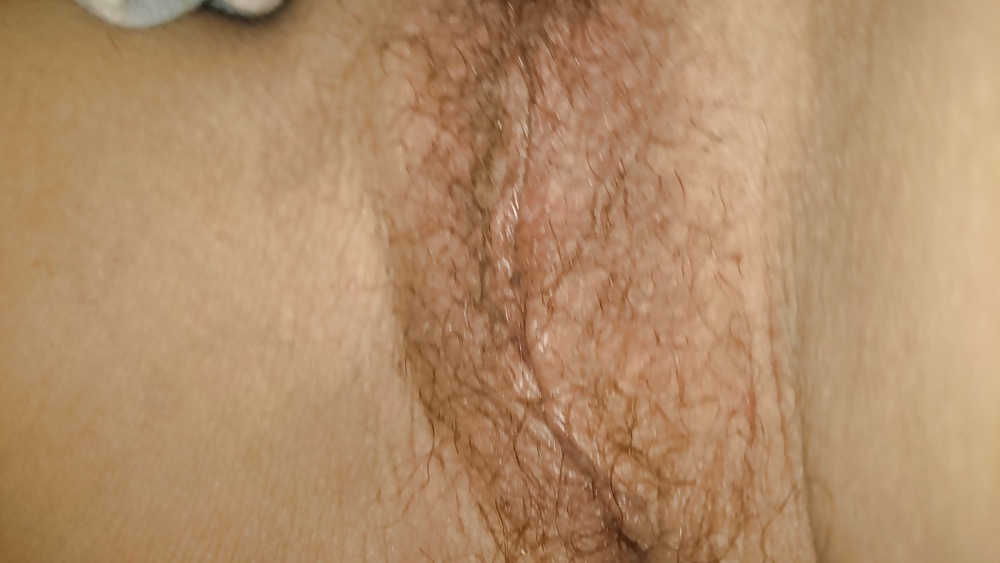 Up close of a beautiful hairy pussy #32416735