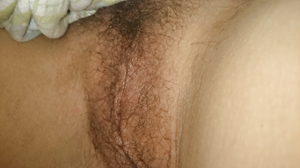 Up close of a beautiful hairy pussy #32416749