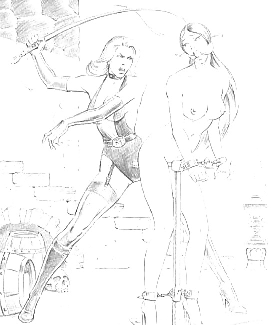 Lesbian House caught in drawings #24819878