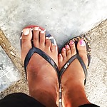 Ebony Toes In Flip Flops Fetish #31602179