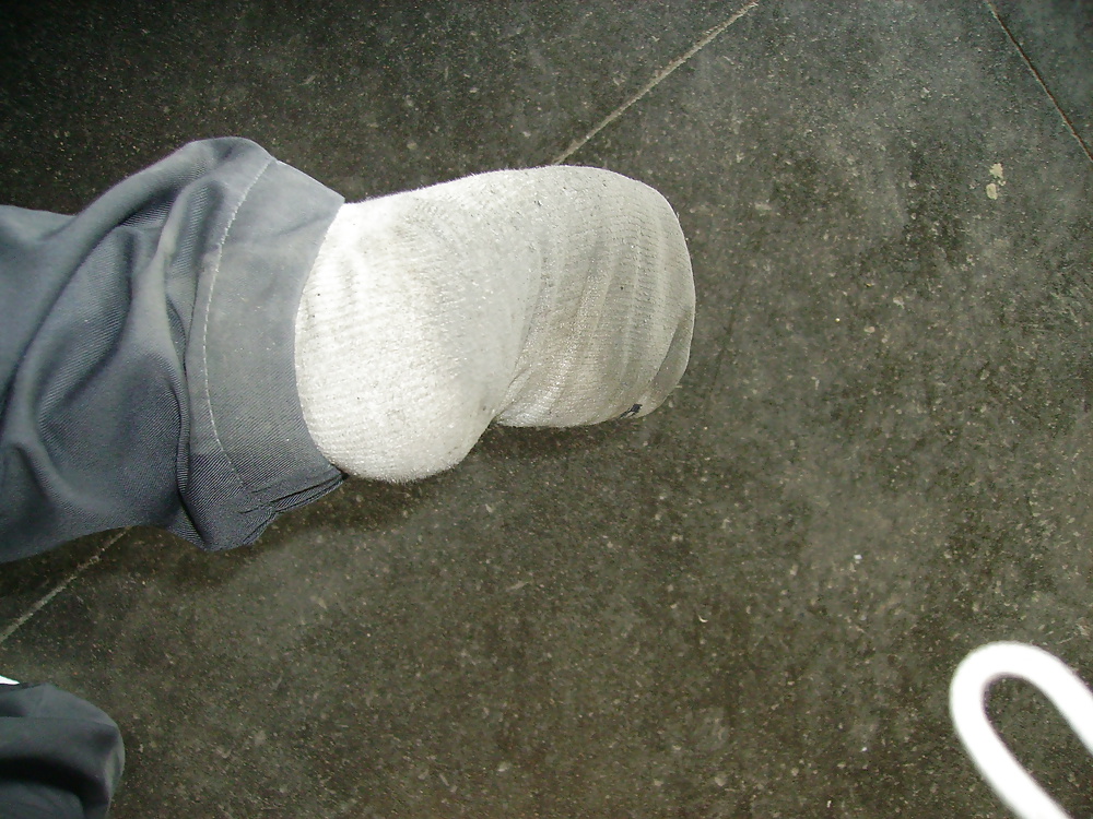 Mich Sehr Schmutzig Weiße Socken #32745965