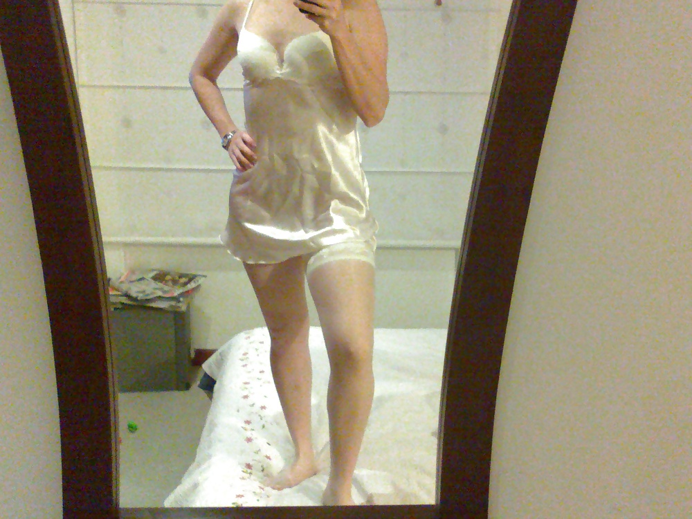 My friend posing in satin  for me #26499498