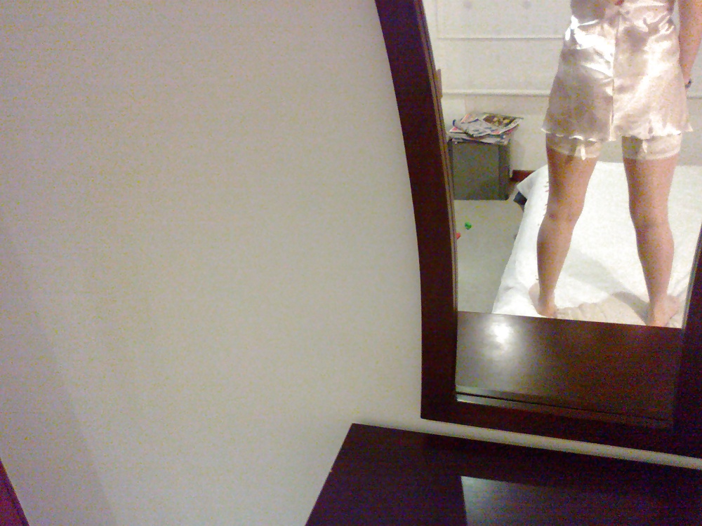 My friend posing in satin  for me #26499504