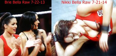 Bella Twins Nipple Slips Comparison