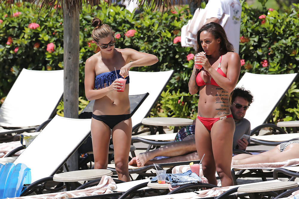 Alex morgan & sydney leroux bikini candids
 #27058528